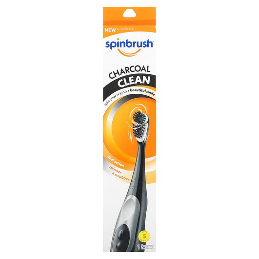 Spinbrush, Charcoal Clean, Powered Toothbrush, Soft, 1 Toothbrush - Image 1