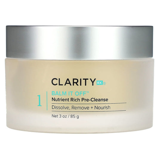 Gentle, Nourishing Pre-Cleanse for Sensitive Skin - ClarityRx Balm It Off - Image 1