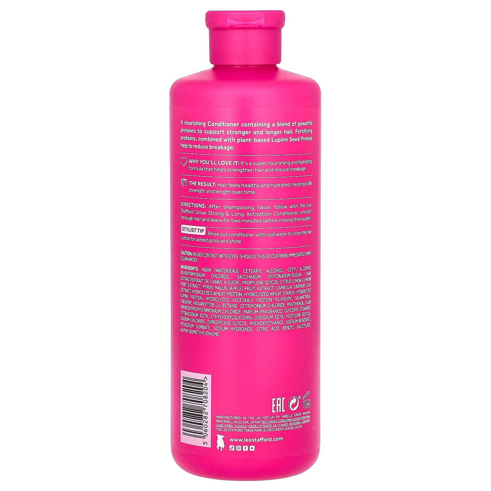 Lee Stafford, Grow Strong & Long, Activation Conditioner, For Breakage Prone & Damaged Hair, 16.9 fl oz (500 ml) - Image 2