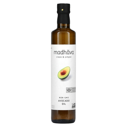 Madhava, Clean & Simple, Avocado Oil, 16.9 fl oz (500 ml) - Image 1