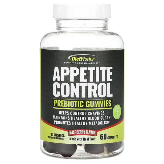 Raspberry Appetite Control Gummies for Weight Management - DietWorks - Image 1