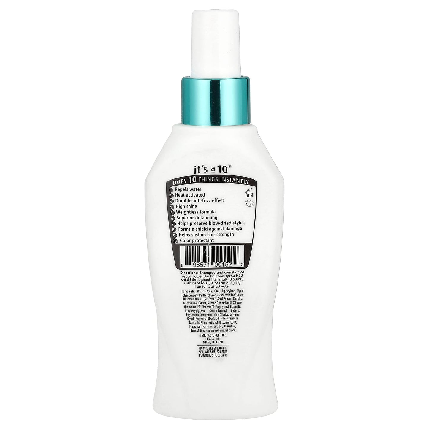 It's a 10 H2O Shield Blow Dry Miracle, Cruelty-Free & Anti-Frizz - Image 2