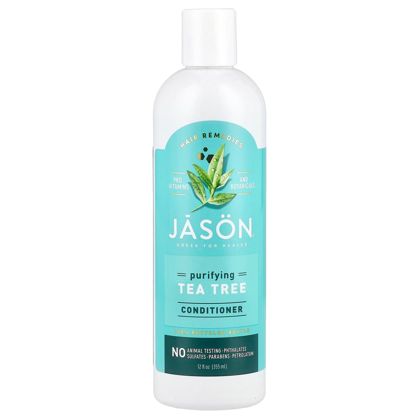 Tea Tree Purifying Conditioner by Jason Natural - 12 fl oz - Image 1