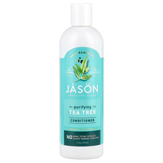 Tea Tree Purifying Conditioner by Jason Natural - 12 fl oz - Image 1