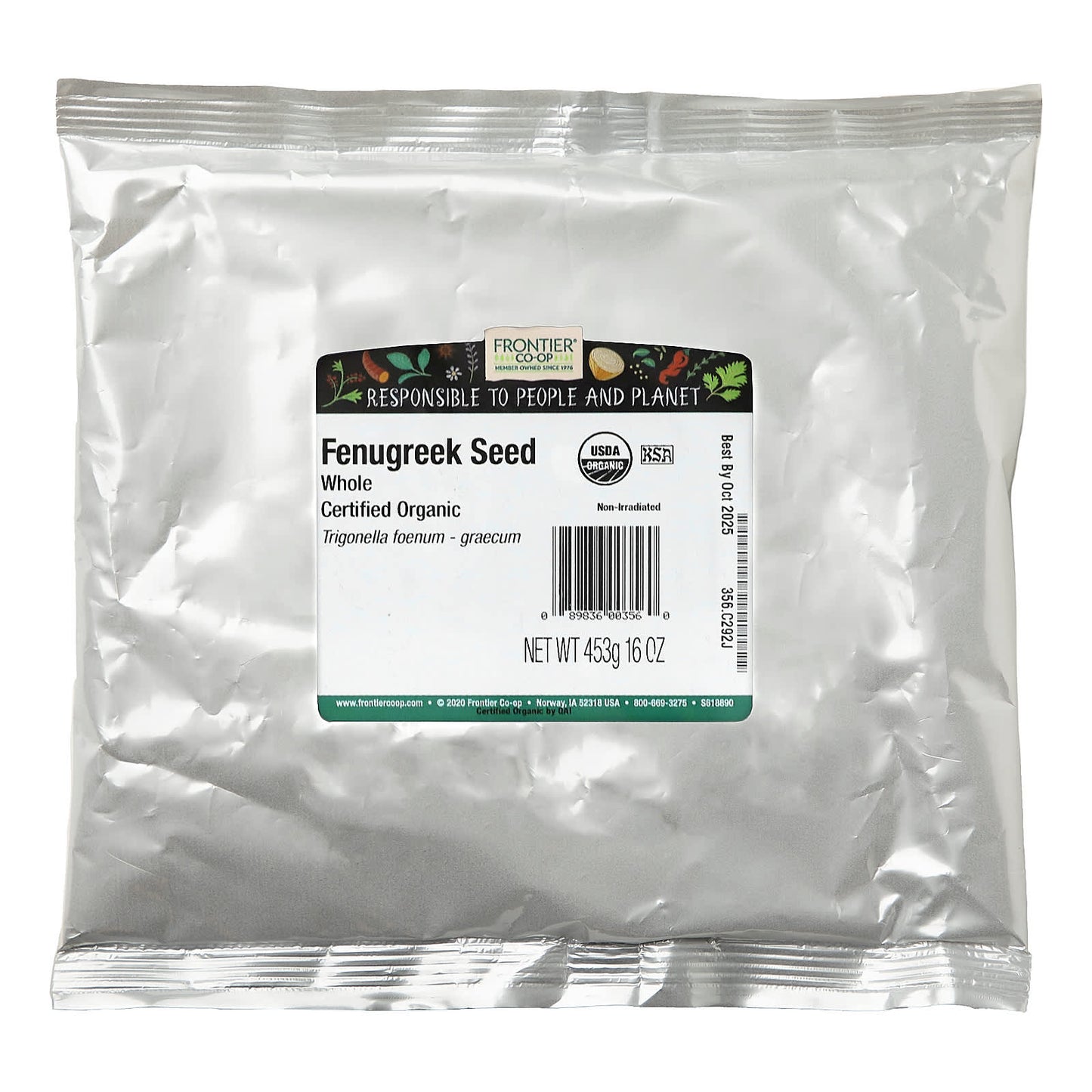 Organic Fenugreek Seeds Bulk | Frontier Co-op - Image 2