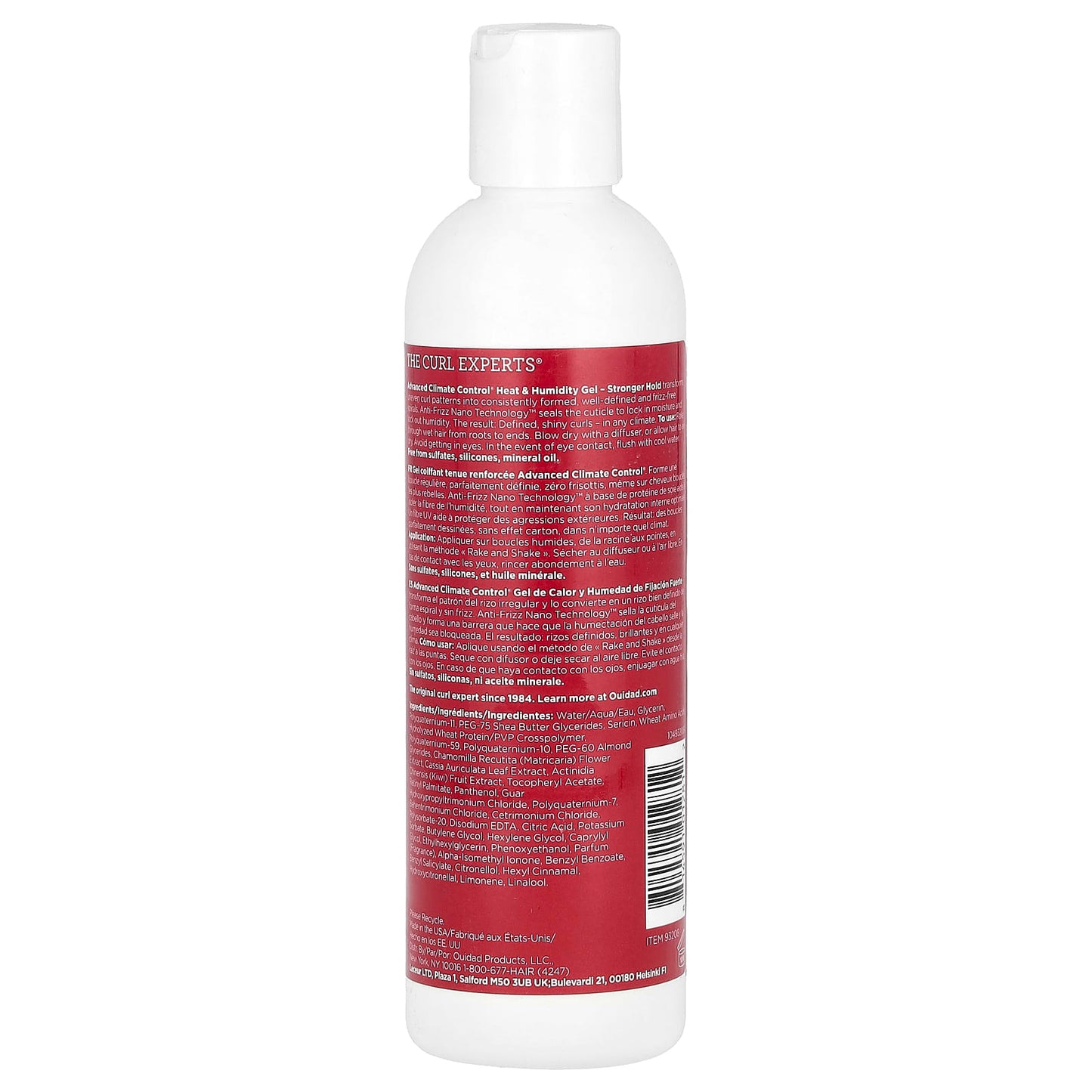 Ouidad, Advanced Climate Control®, Heat & Humidity Gel, Stronger Hold, 8.5 fl oz (250 ml) - Image 2