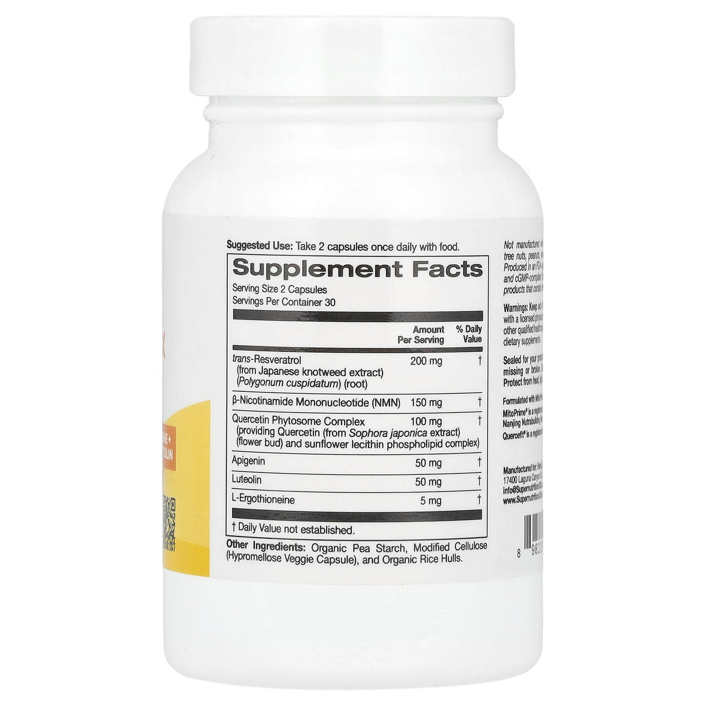 NMN Complex with Resveratrol & Antioxidants for Cellular Energy - Image 2
