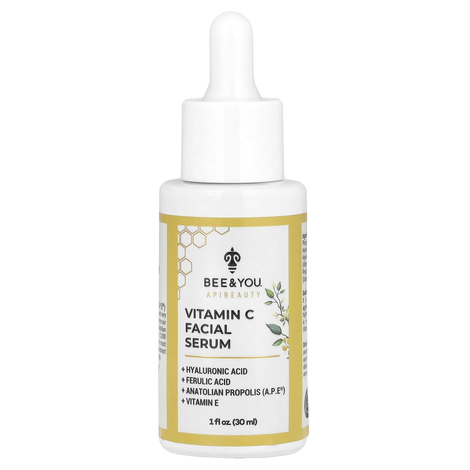 Bee & You Vitamin C Facial Serum for Brighter, Fresher Skin - 1 fl oz (30 ml) - Image 1