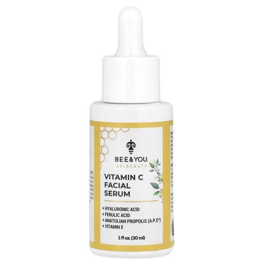 Bee & You Vitamin C Facial Serum for Brighter, Fresher Skin - 1 fl oz (30 ml) - Image 1