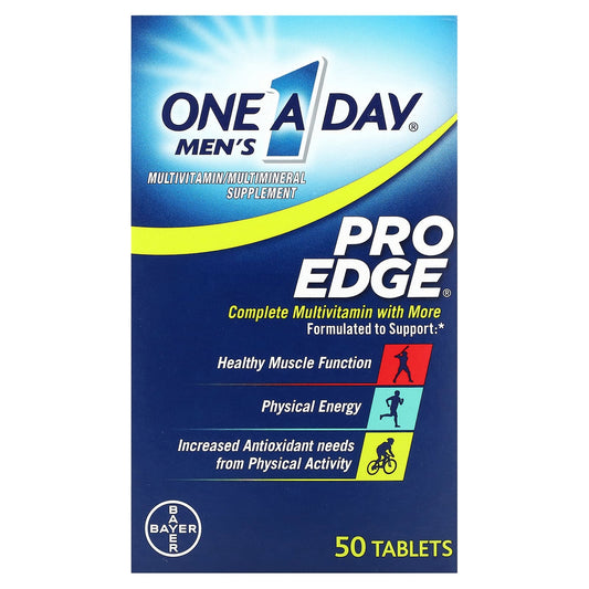 One-A-Day, Men's Pro Edge, Complete Multivitamin with More, 50 Tablets - Image 1