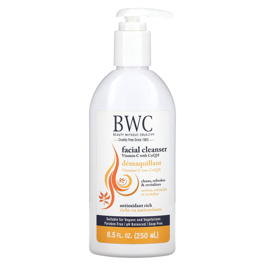 Vegan Vitamin C Facial Cleanser by Beauty Without Cruelty - Cruelty-Free & Paraben-Free - Image 1