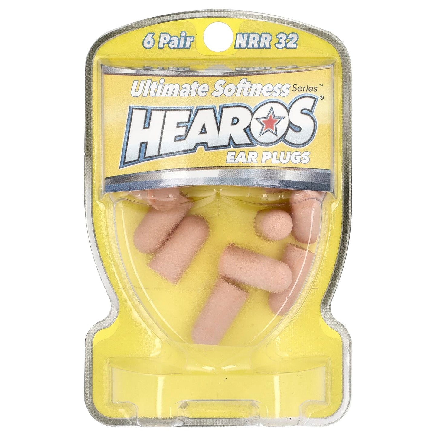 Hearos Ear Plugs for Ultimate Hearing Protection - Soft, NRR 32, 6 Pair - Image 1
