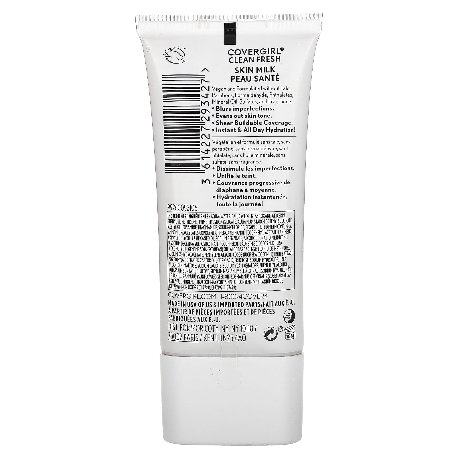 Covergirl Clean Fresh Skin Milk Foundation - 580 Tan, 1 fl oz - Image 2