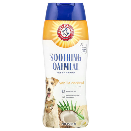 Arm & Hammer Soothing Pet Shampoo for Dry Skin Relief, 20 fl oz - Image 1