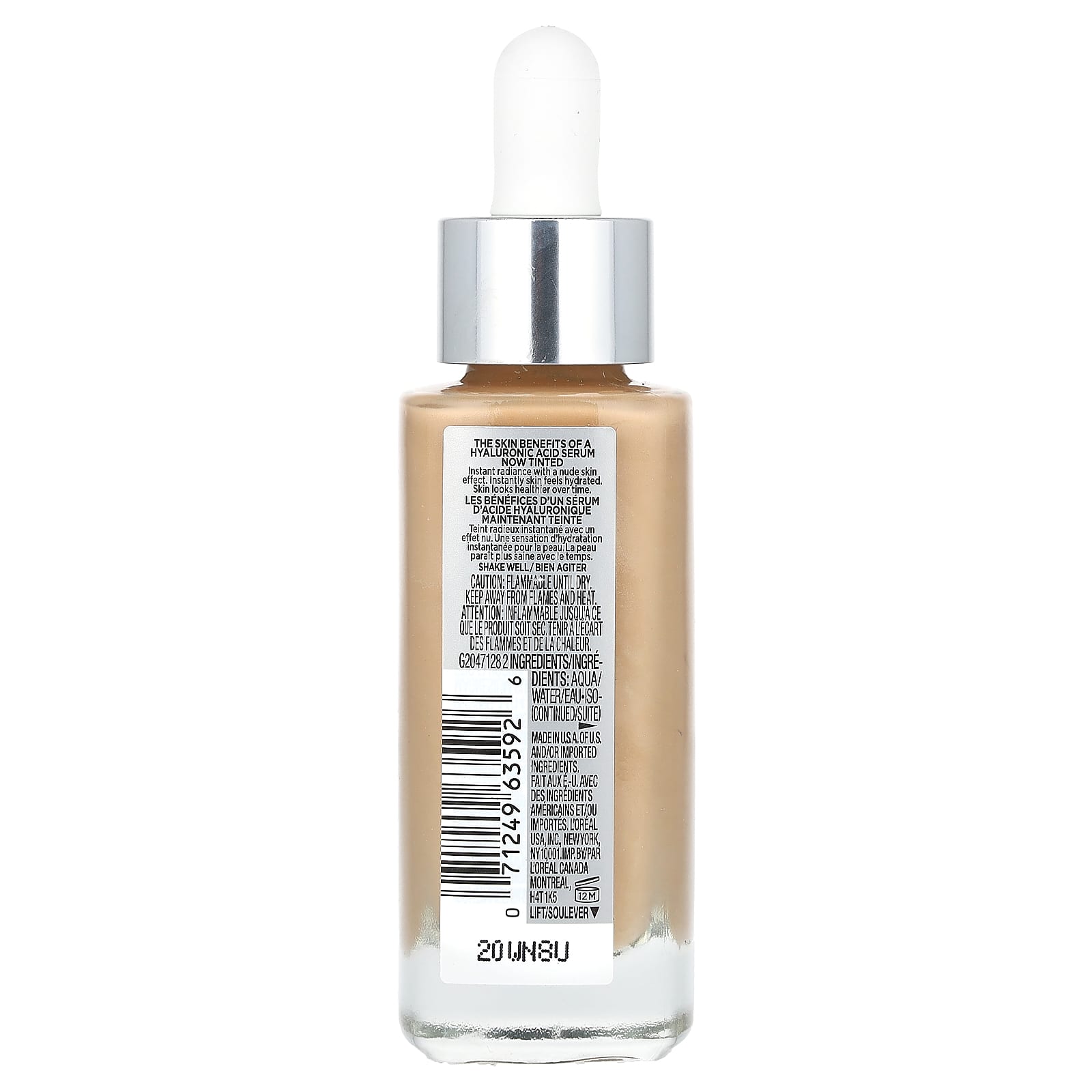 L'Oréal, True Match, Nude, Hyaluronic Tinted Serum, 2-3 Light, 1 fl oz (30 ml) - Image 2