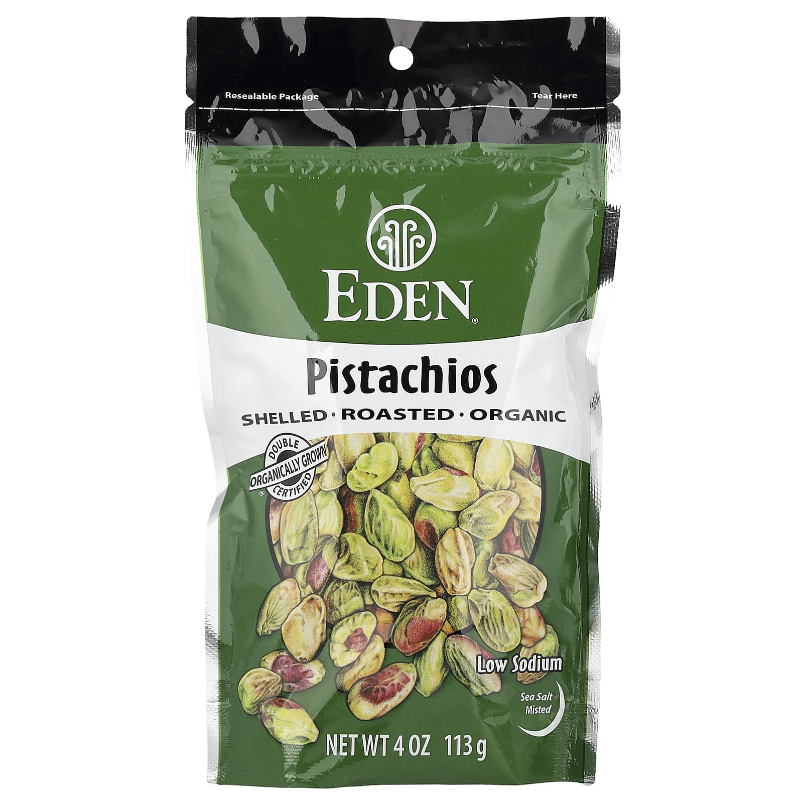 Delicious Organic Pistachios with Sea Salt | EDEN Foods - Image 1