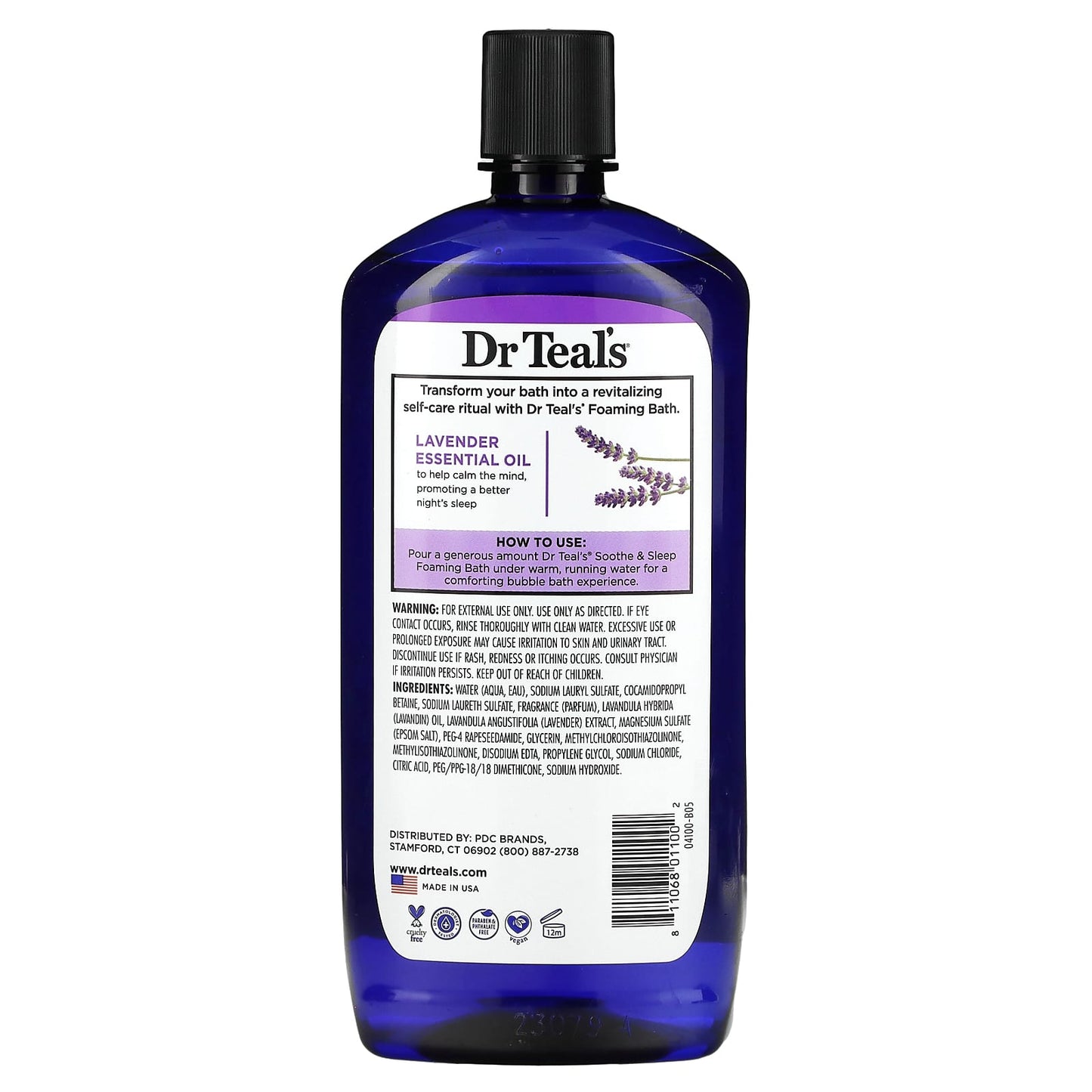 Relax with Dr. Teal's Foaming Bath - Epsom Salt & Lavender - Image 2