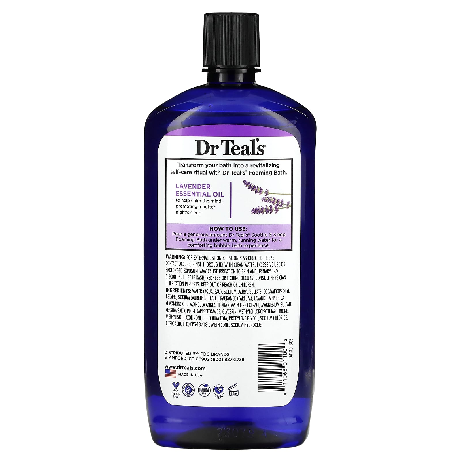 Relax with Dr. Teal's Foaming Bath - Epsom Salt & Lavender - Image 2