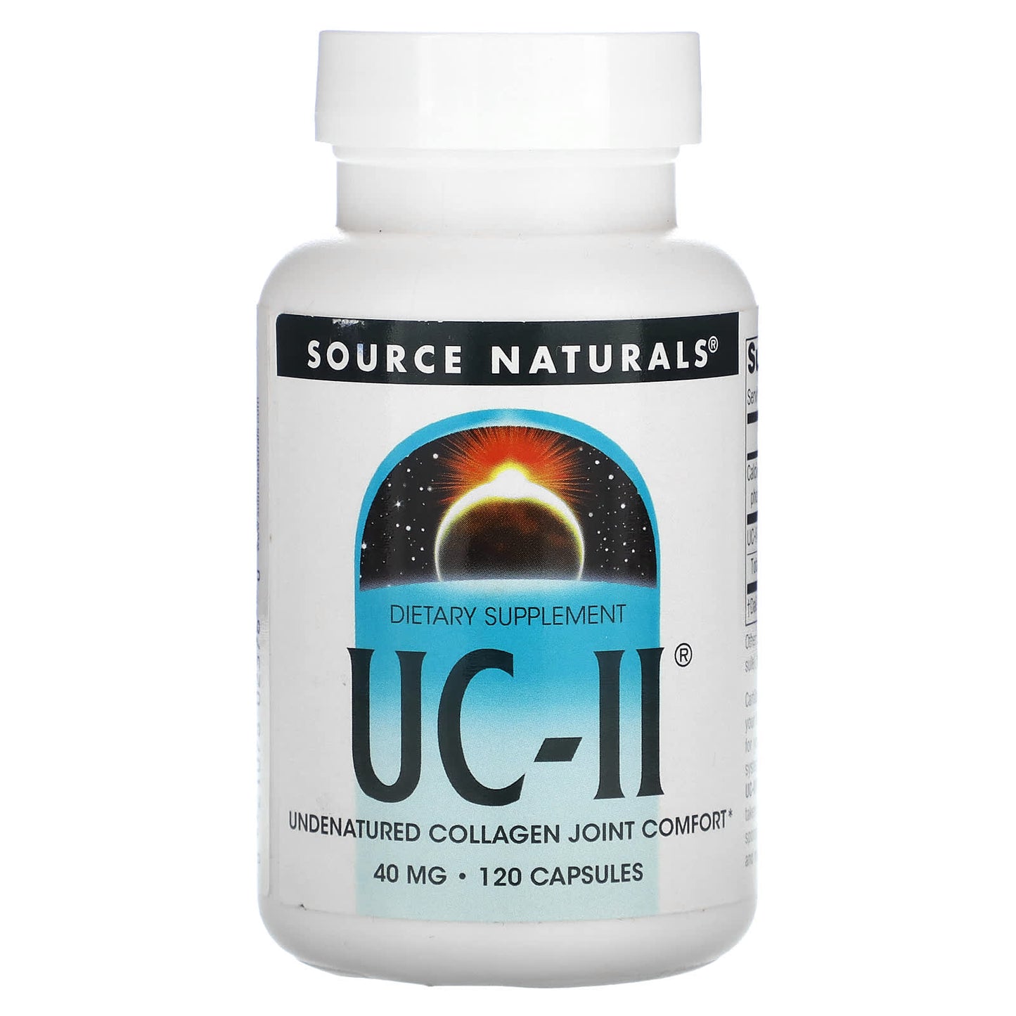 Source Naturals, UC-II, 120 Capsules - Image 1