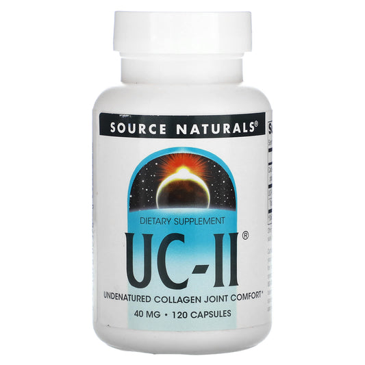 Source Naturals, UC-II, 120 Capsules - Image 1