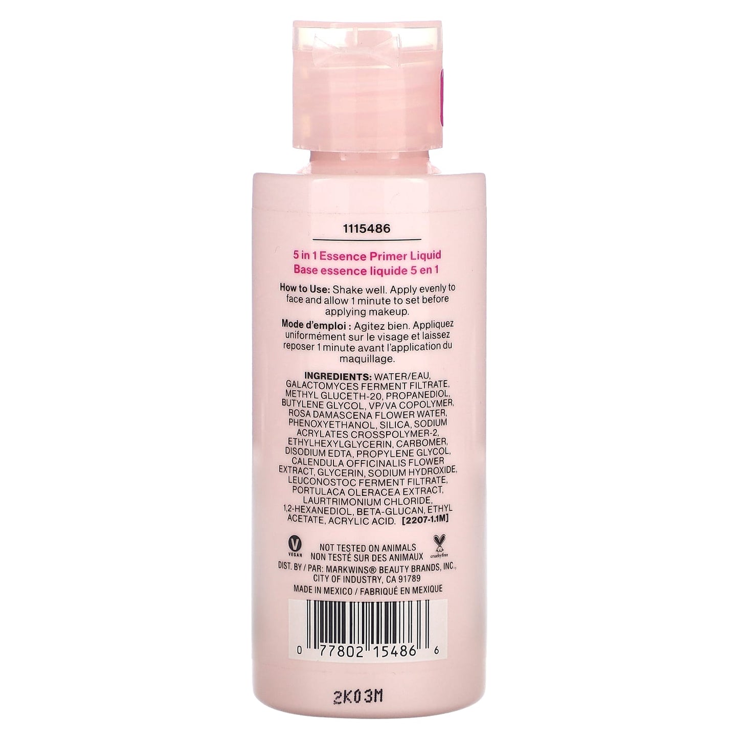 wet n wild, 5 In 1 Essence Primer Liquid, 2.1 fl oz (65 ml) - Image 2