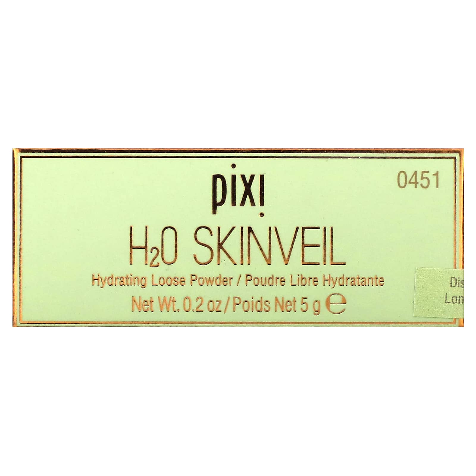Pixi Beauty, H2O Skinveil, Hydrating Loose Powder, 0451 Translucent, 0.2 oz (5 g) - Image 1
