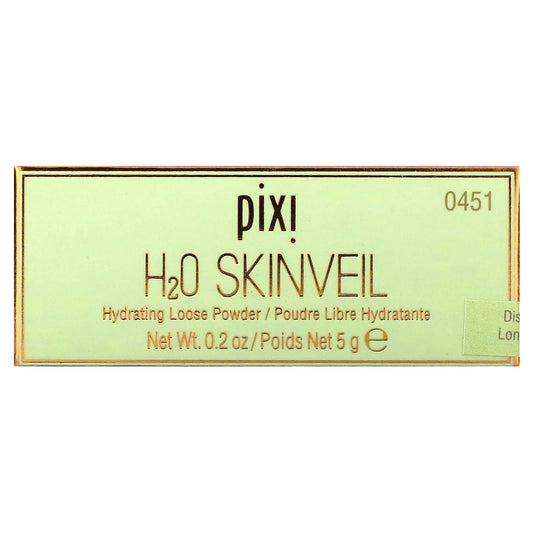 Pixi Beauty, H2O Skinveil, Hydrating Loose Powder, 0451 Translucent, 0.2 oz (5 g) - Image 1