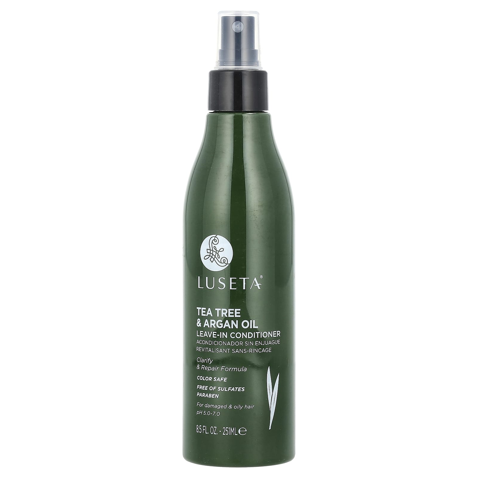 Luseta Beauty, Tea Tree & Argan Oil, Leave-In Conditioner, For Damaged & Oily Hair, 8.5 fl oz (251 ml) - Image 1