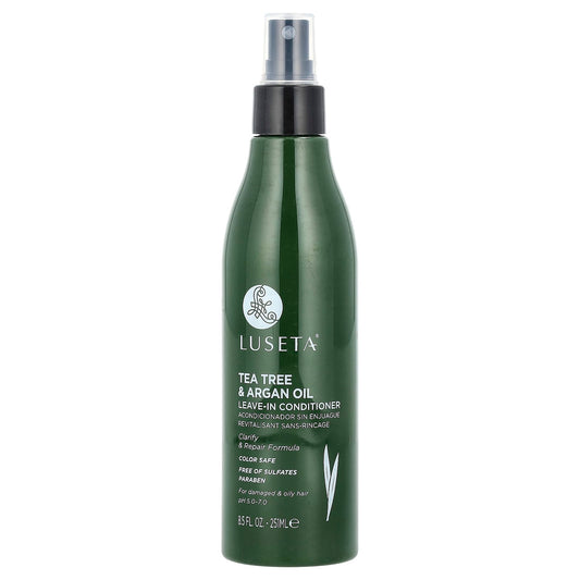 Luseta Beauty, Tea Tree & Argan Oil, Leave-In Conditioner, For Damaged & Oily Hair, 8.5 fl oz (251 ml) - Image 1