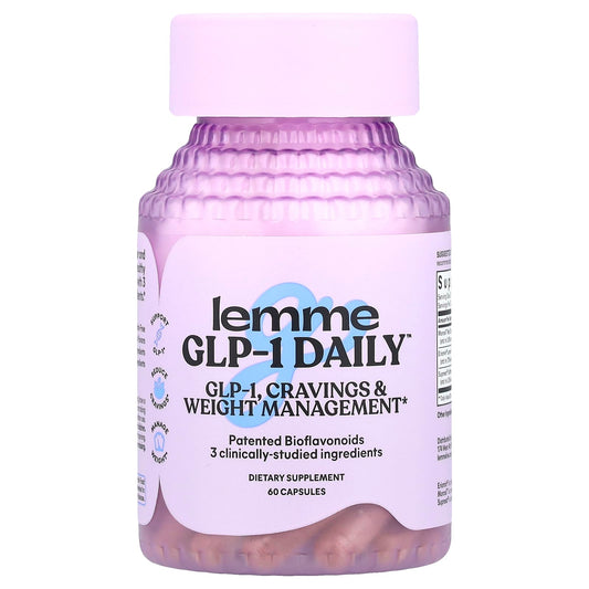 Lemme, GLP-1 Daily™, Weight Management, Cravings & Fat Burner, 60 Capsules - Image 1