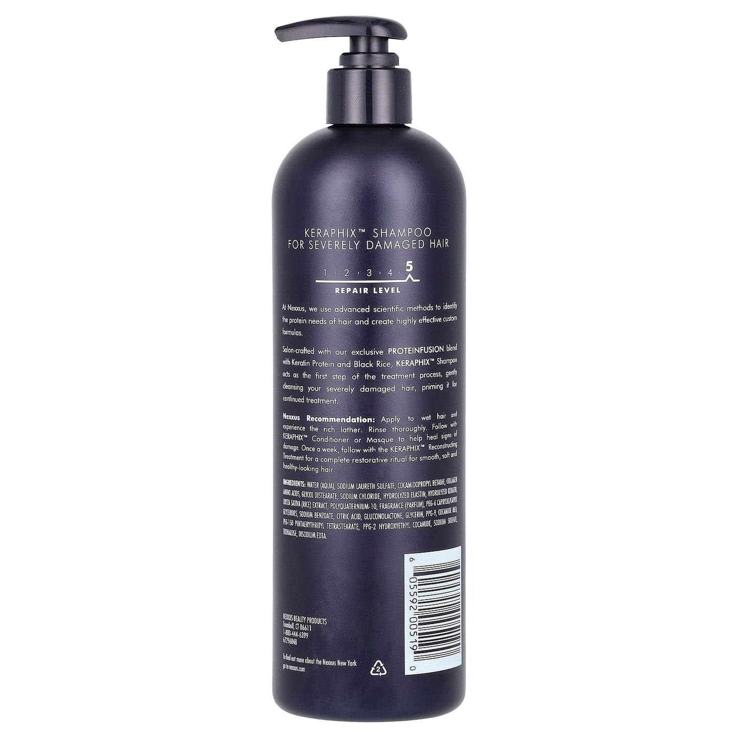 Nexxus, Keraphix™, Shampoo, For Severely Damaged Hair, 16.5 fl oz (488 ml) - Image 2