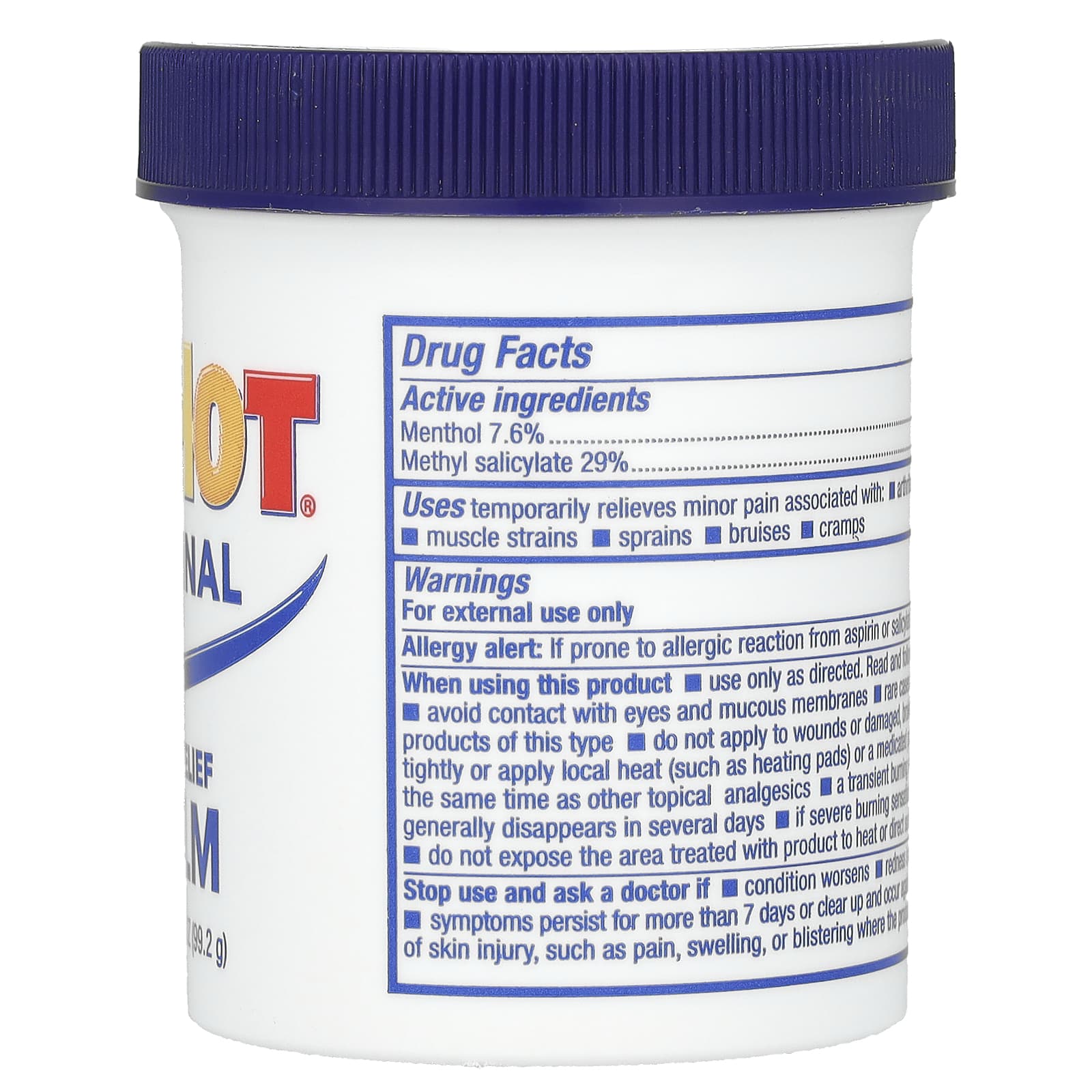 Relieve Pain with Icy Hot Original Pain Relief Balm, 3.5 oz - Image 2