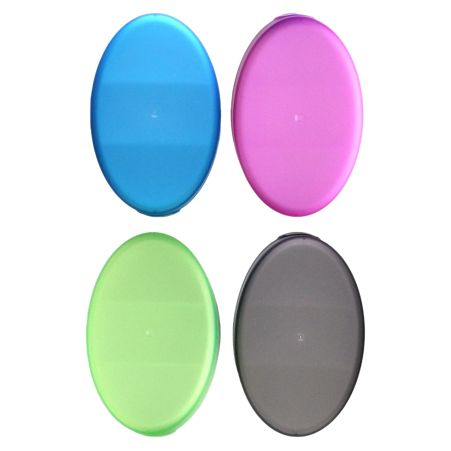 Ezy Dose Oval Pill Containers, 4 Count - Easy Medication Organization - Image 1