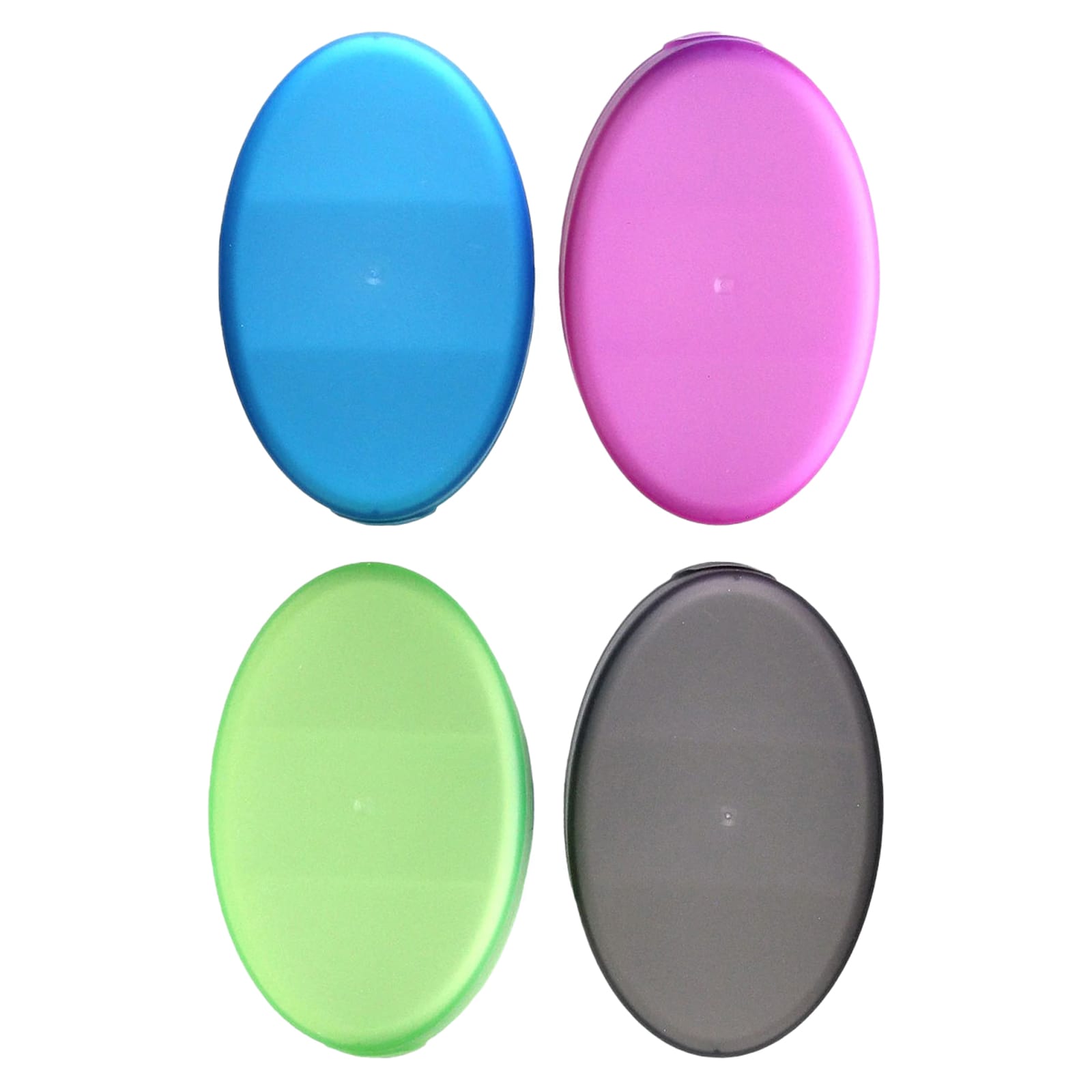 Ezy Dose Oval Pill Containers, 4 Count - Easy Medication Organization - Image 1