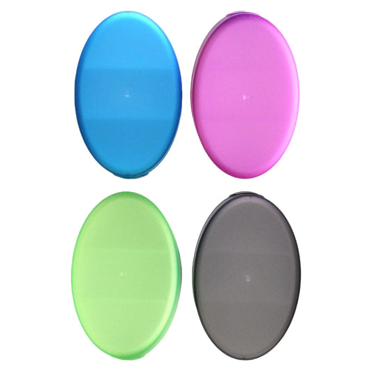 Ezy Dose Oval Pill Containers, 4 Count - Easy Medication Organization - Image 1