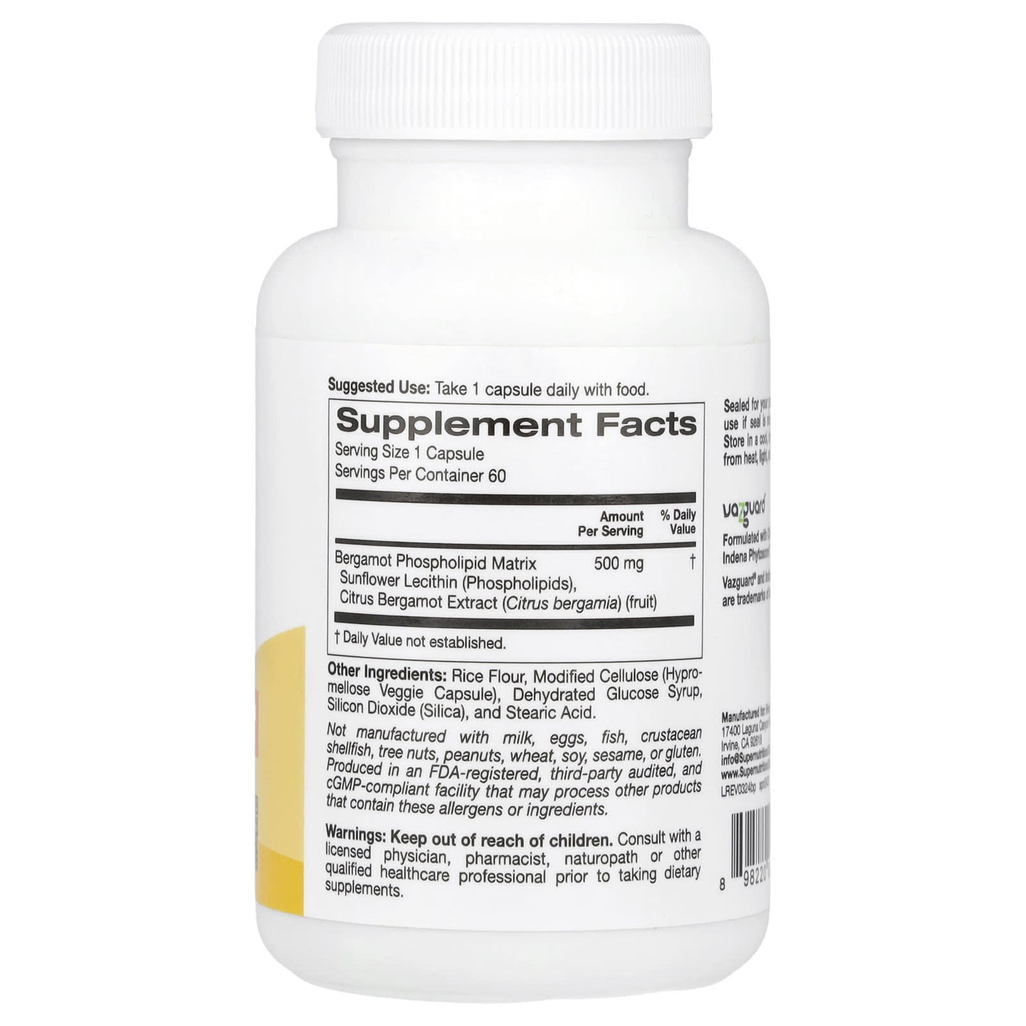 Bergamot Phytosome for Heart Health & Metabolism - 60 Capsules - Image 2