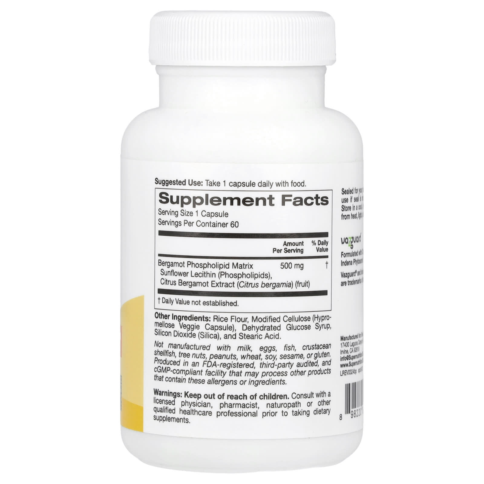 Bergamot Phytosome for Heart Health & Metabolism - 60 Capsules - Image 2