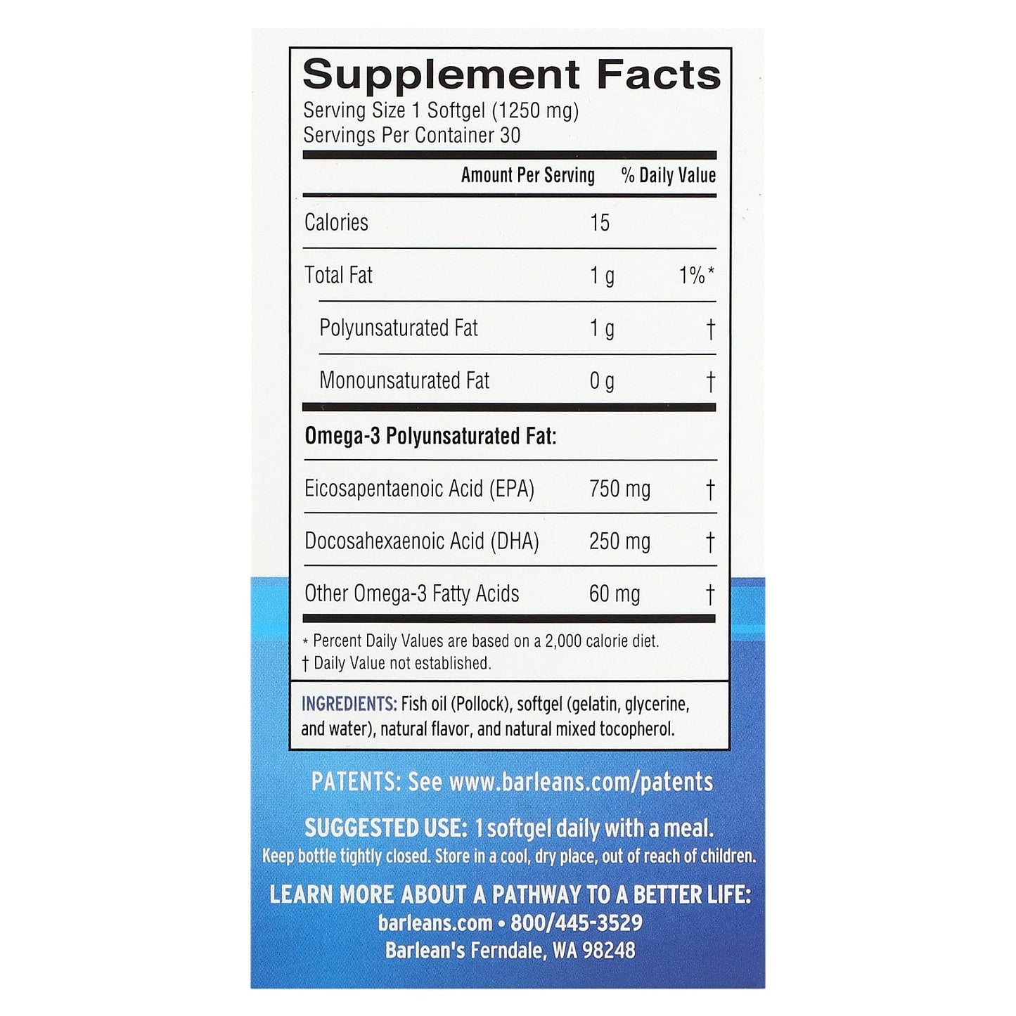 Barleans Ideal Omega 3 Softgels for Heart, Mind, and Mood Support - Image 2