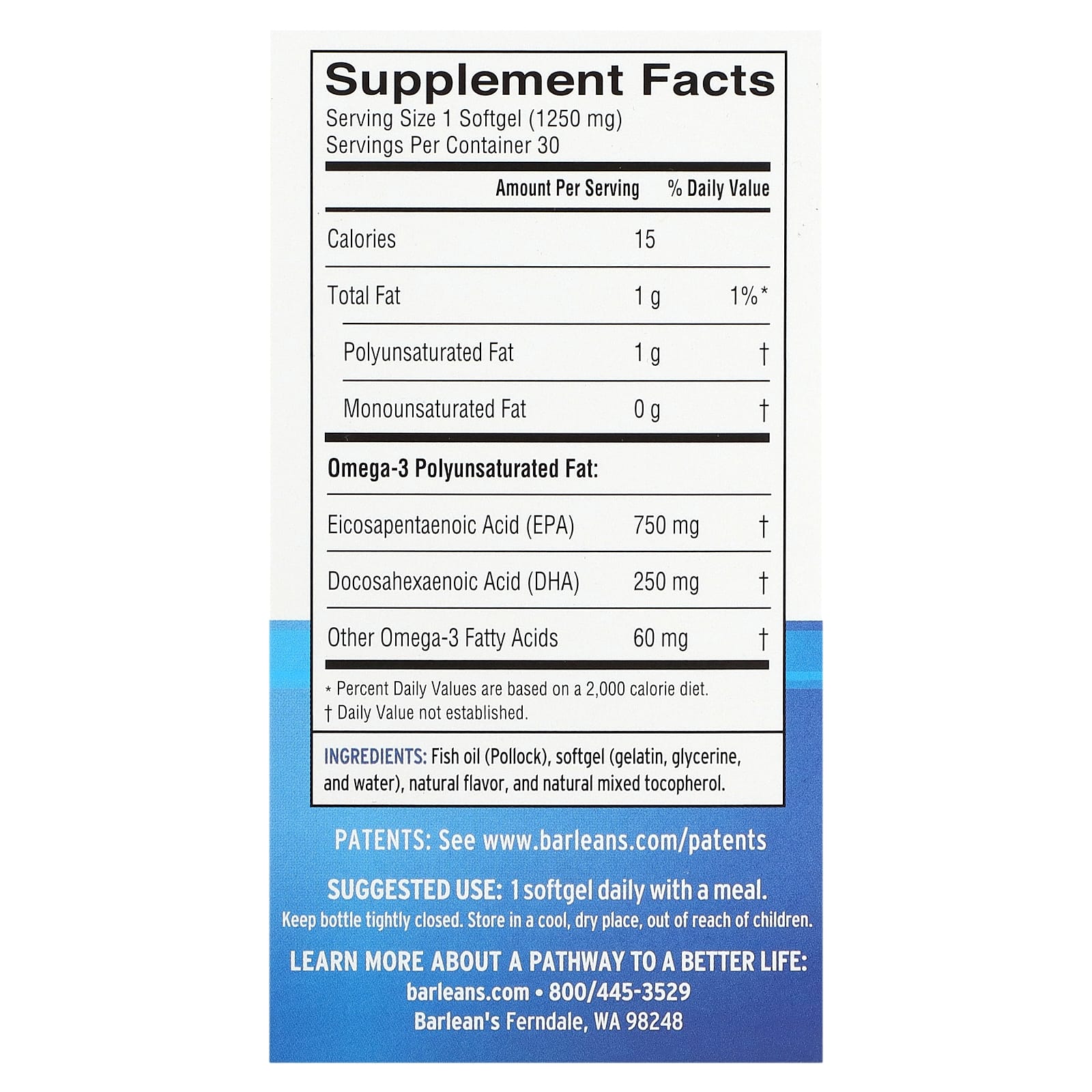 Barleans Ideal Omega 3 Softgels for Heart, Mind, and Mood Support - Image 2