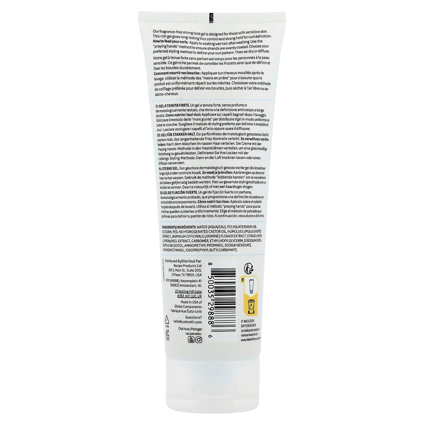 Fragrance-Free Strong Hold Gel for All Curl Types by Curlsmith - Image 2