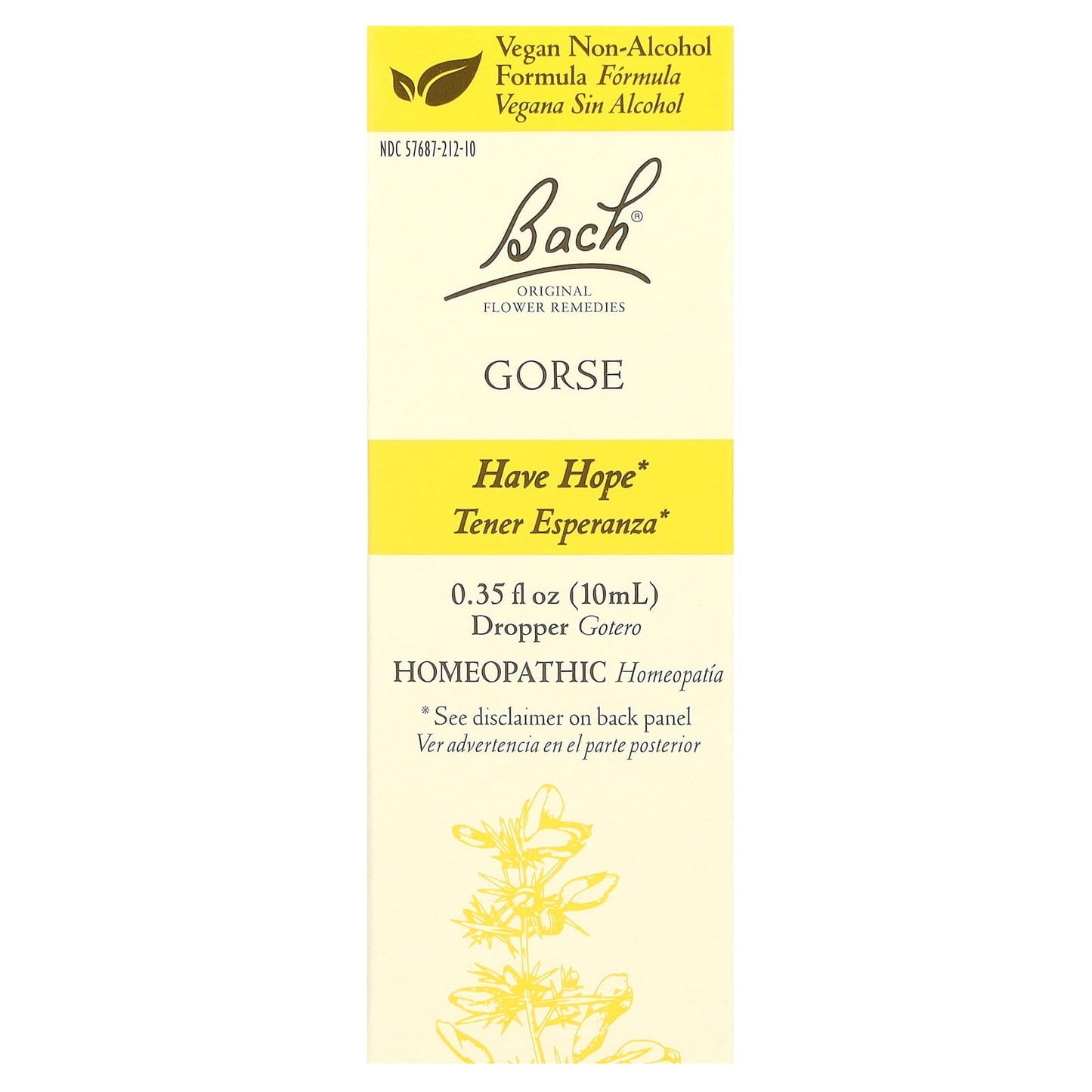 Gorse Flower Remedy for Hope & Positivity by Bach - Image 1