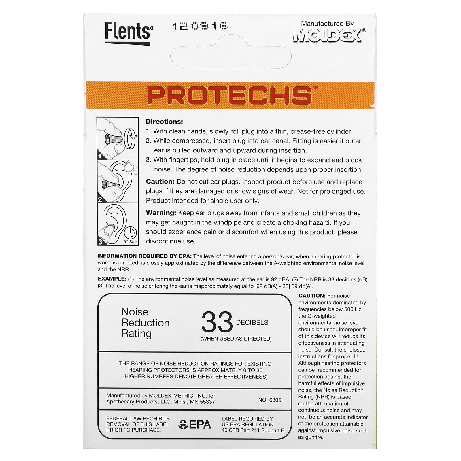 Flents Ear Plugs - Noise Reduction Protection for Safe Hearing - Image 2