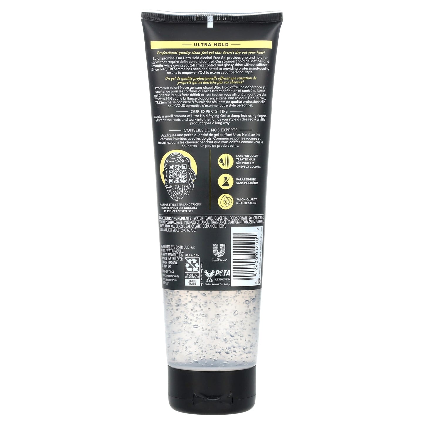 TRESemmé, Ultra Hold, Alcohol-Free Gel, 9 oz (255 g) - Image 2