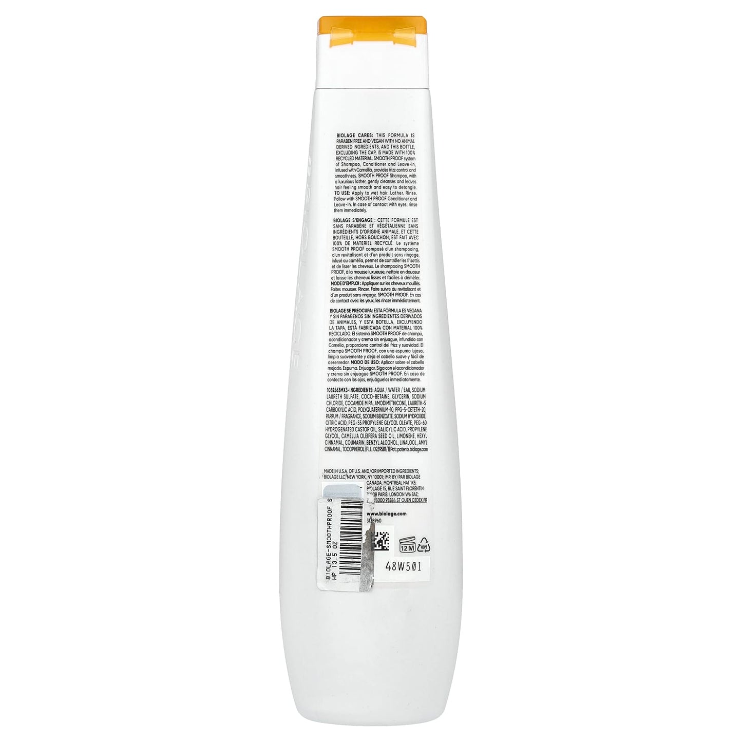 Biolage Smooth Proof Shampoo for Frizzy Hair Control, 13.5 fl oz - Image 2