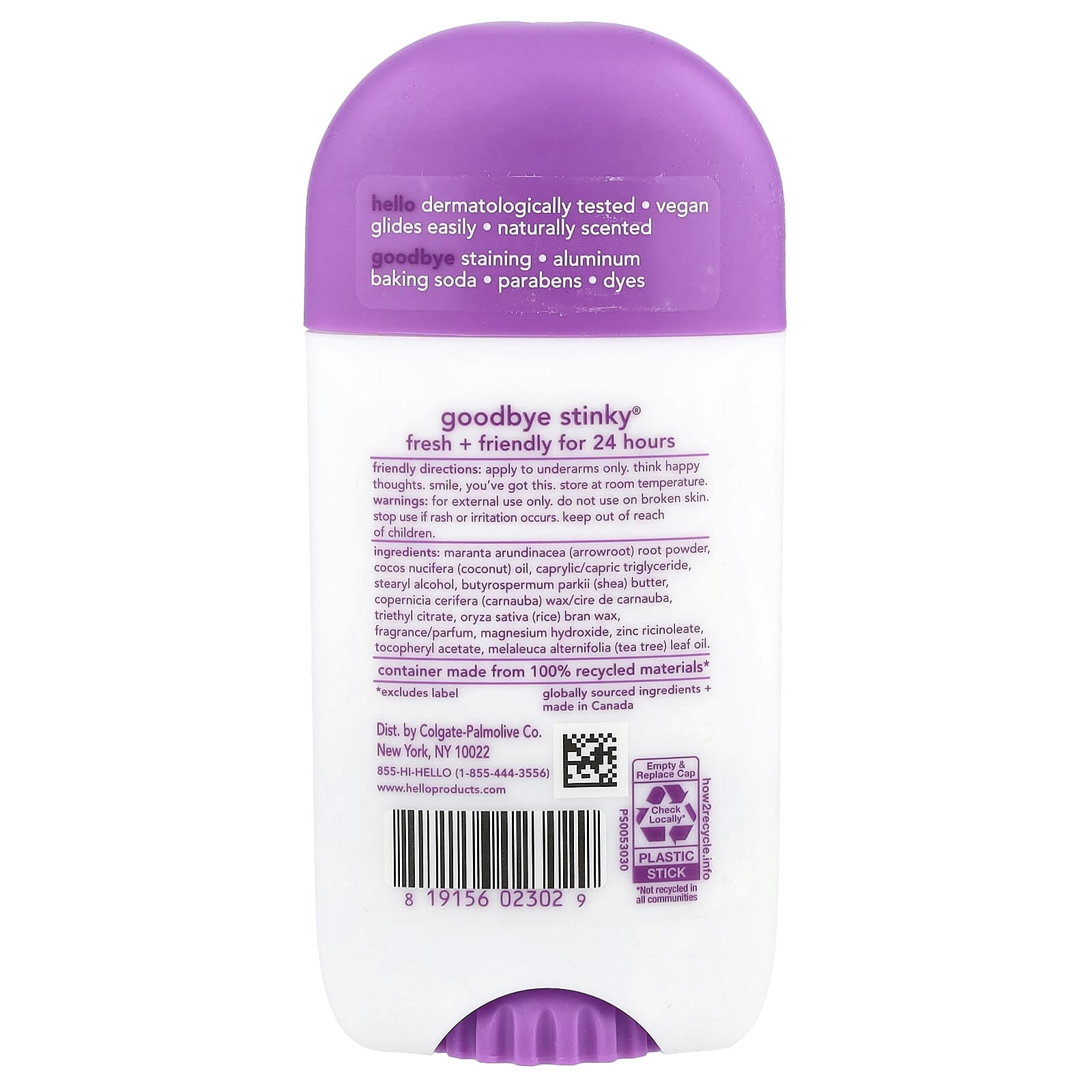 Natural Deodorant with Shea Butter & Lavender Vanilla - 24 Hour Protection - Image 2