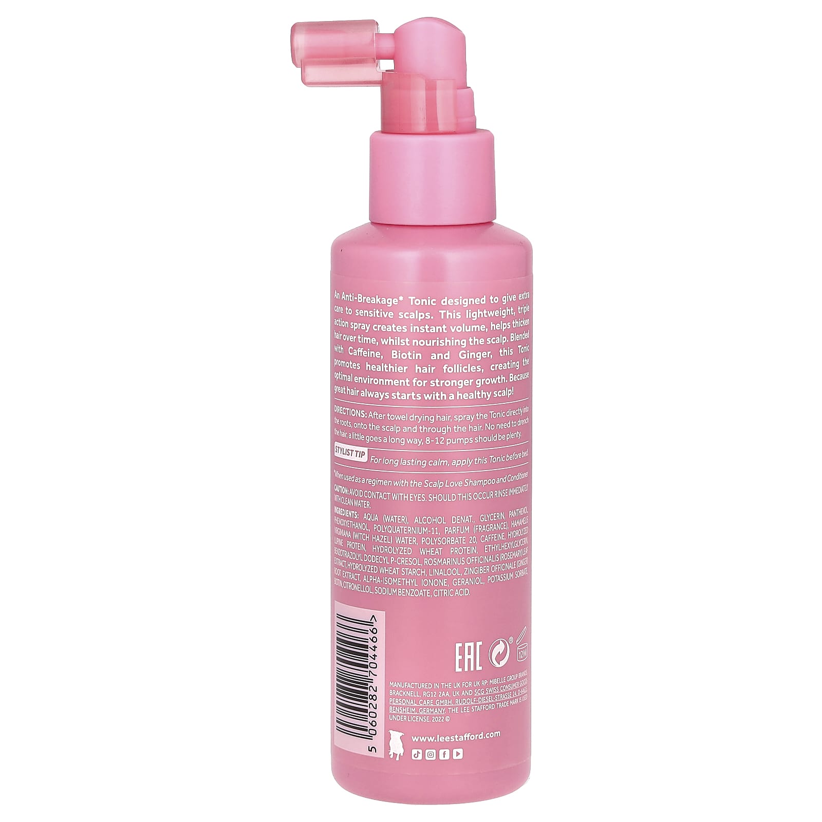 Lee Stafford, Scalp Love, Anti-Breakage Leave-In Tonic, 5 fl oz (150 ml) - Image 2