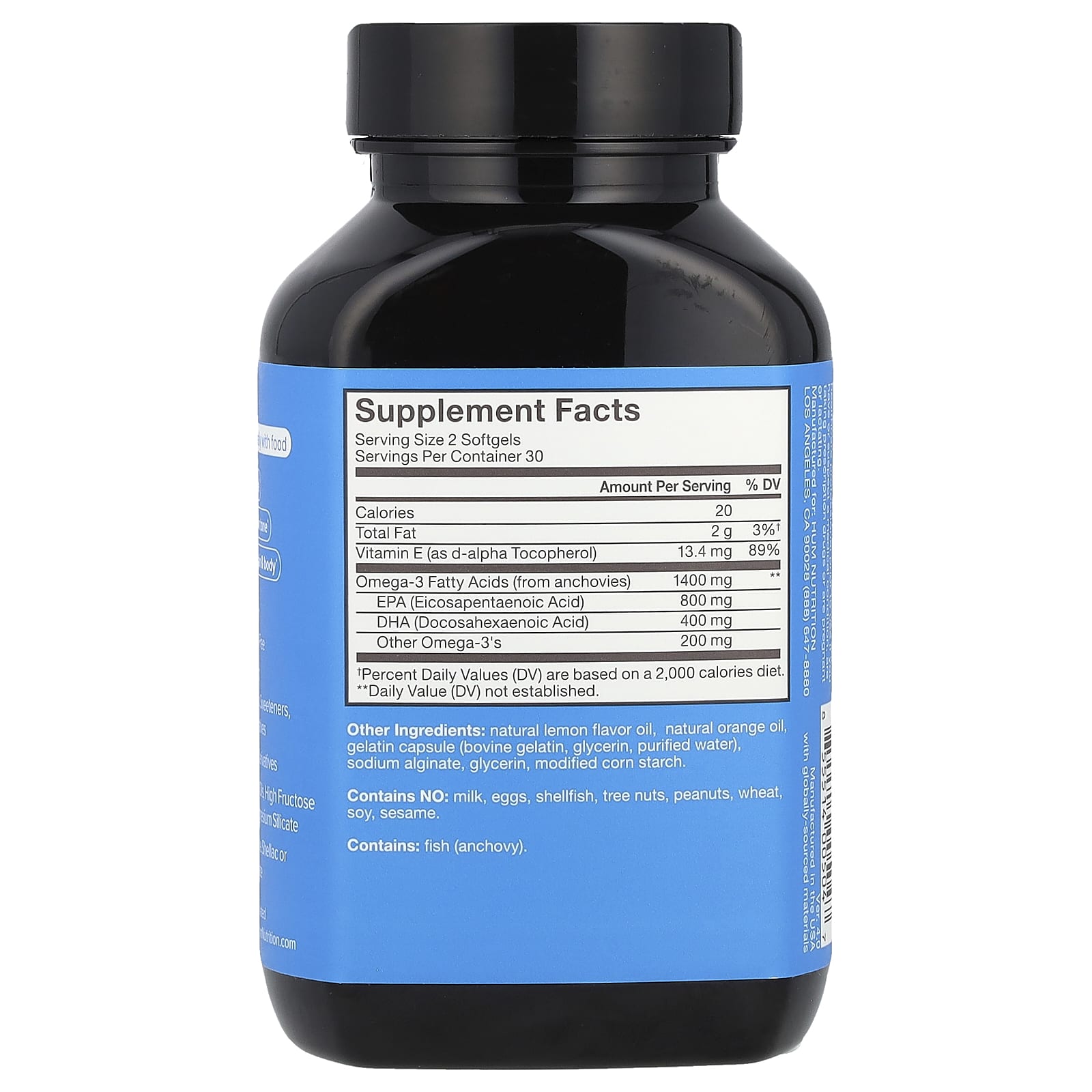 Ultra-Pure Omega-3 Fish Oil by HUM Nutrition - Healthy Heart & Skin - Image 2
