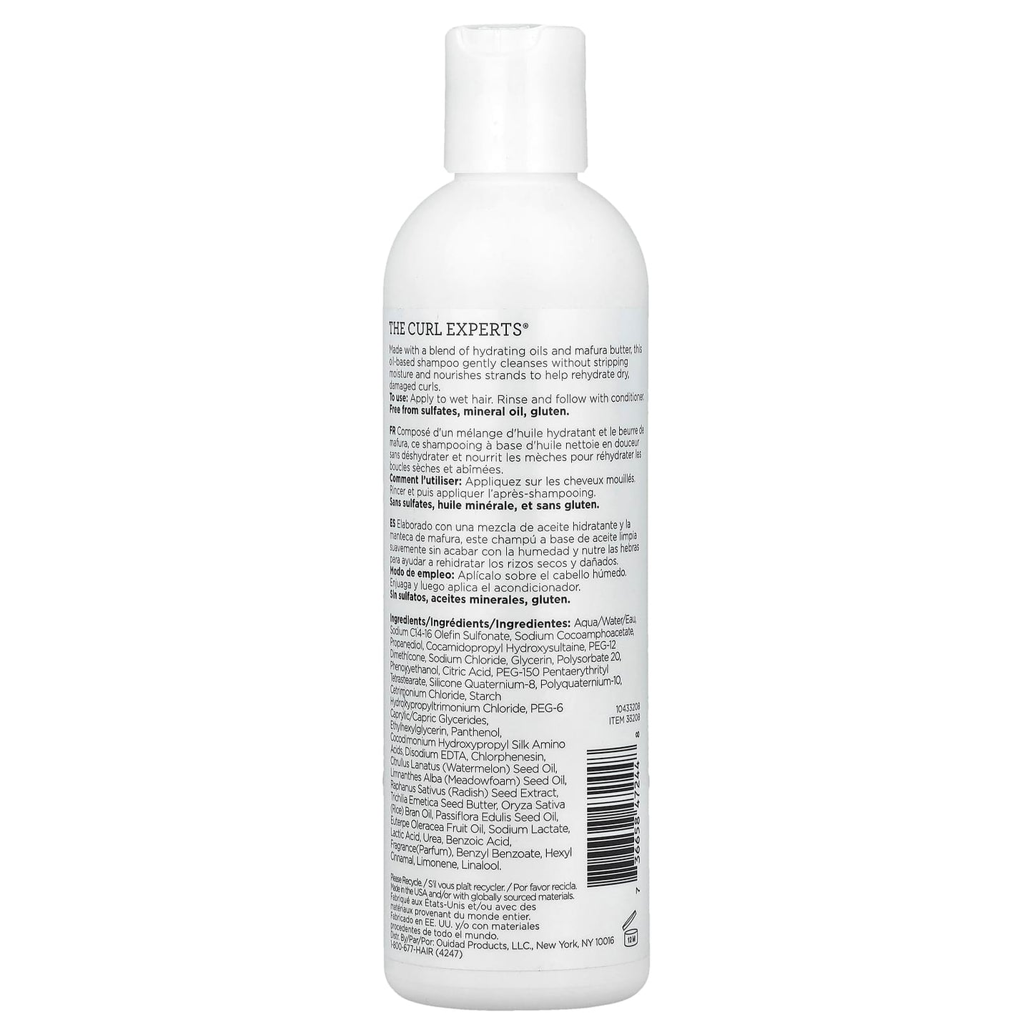 Ouidad, Moisture Lock™, Cleansing Oil Shampoo, All Curl Types, 8.5 fl oz (250 ml) - Image 2