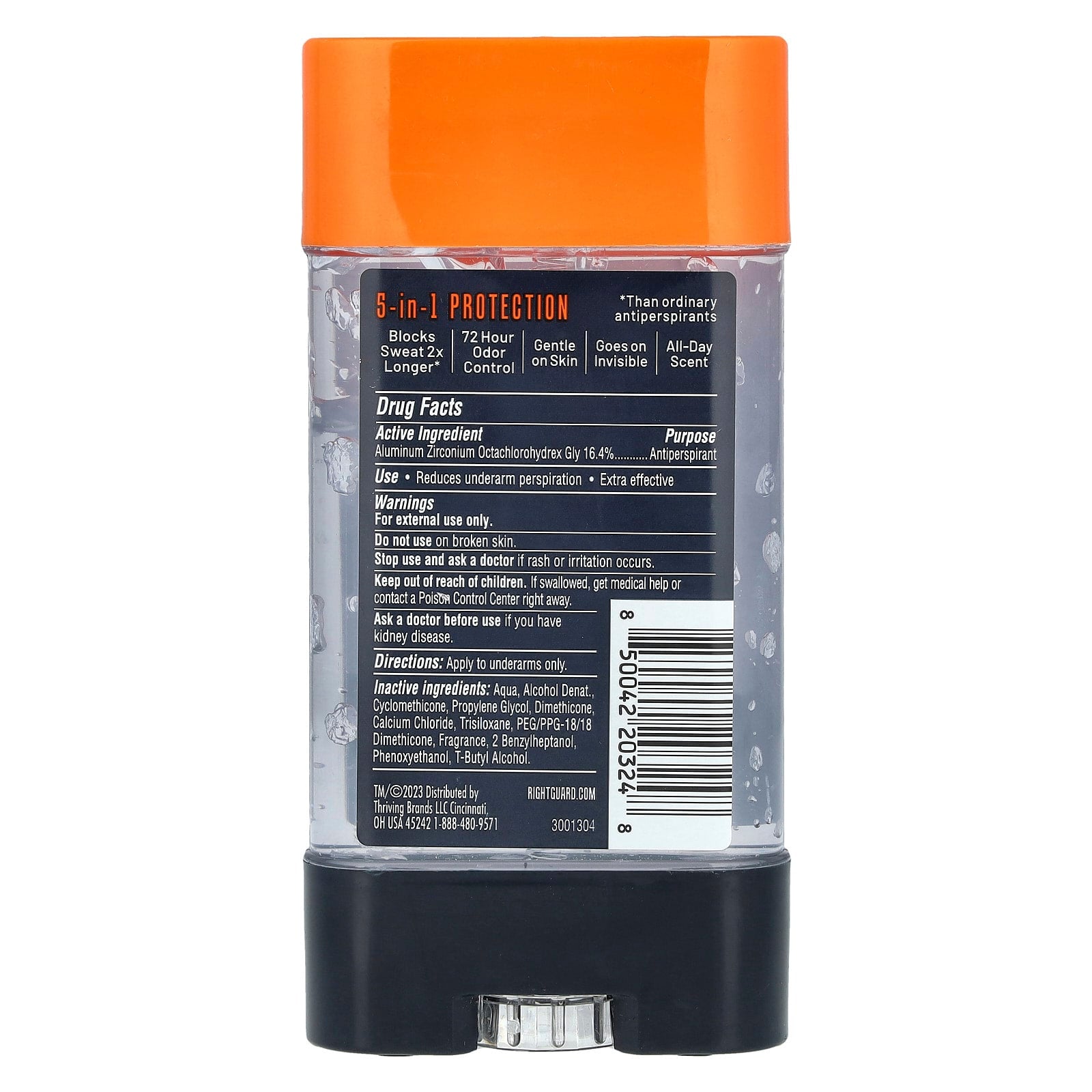 Right Guard, Xtreme Defense, Antiperspirant/Deodorant, Fresh Blast, 4 oz (113 g) - Image 2