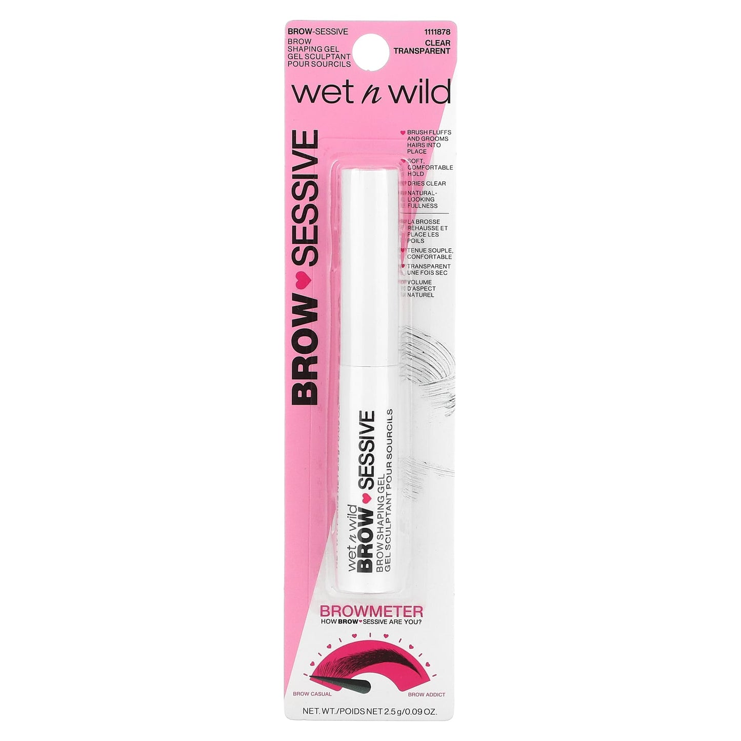 wet n wild, Brow Sessive Shaping Gel, Clear, 0.09 oz (2.5 g) - Image 2